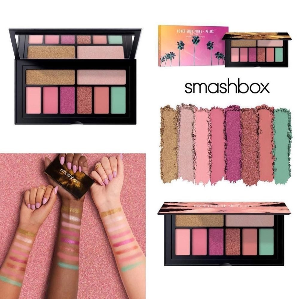 🌴 Smashbox Pinks + Palms Cover Shot Eye Eyeshadow Palette